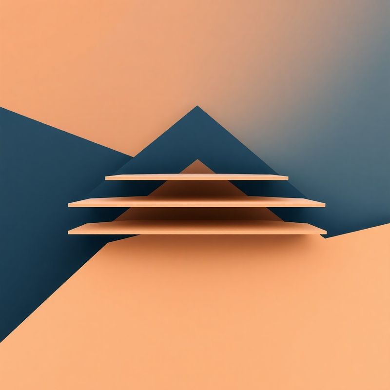 Vizualizare abstractă a alocării activelor cu gradient indigo, sugerând protecție și structură
